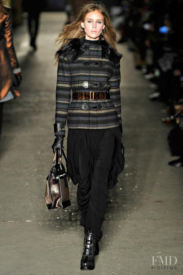 Marike Le Roux featured in  the rag & bone fashion show for Autumn/Winter 2012