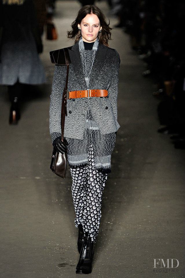 Sara Blomqvist featured in  the rag & bone fashion show for Autumn/Winter 2012