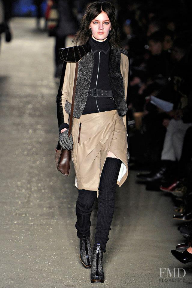 Laura Kampman featured in  the rag & bone fashion show for Autumn/Winter 2012