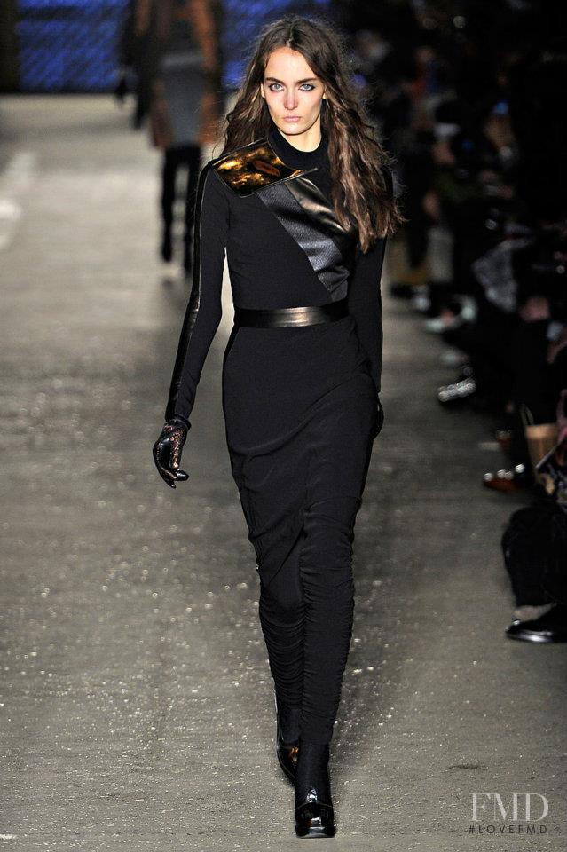 Zuzanna Bijoch featured in  the rag & bone fashion show for Autumn/Winter 2012