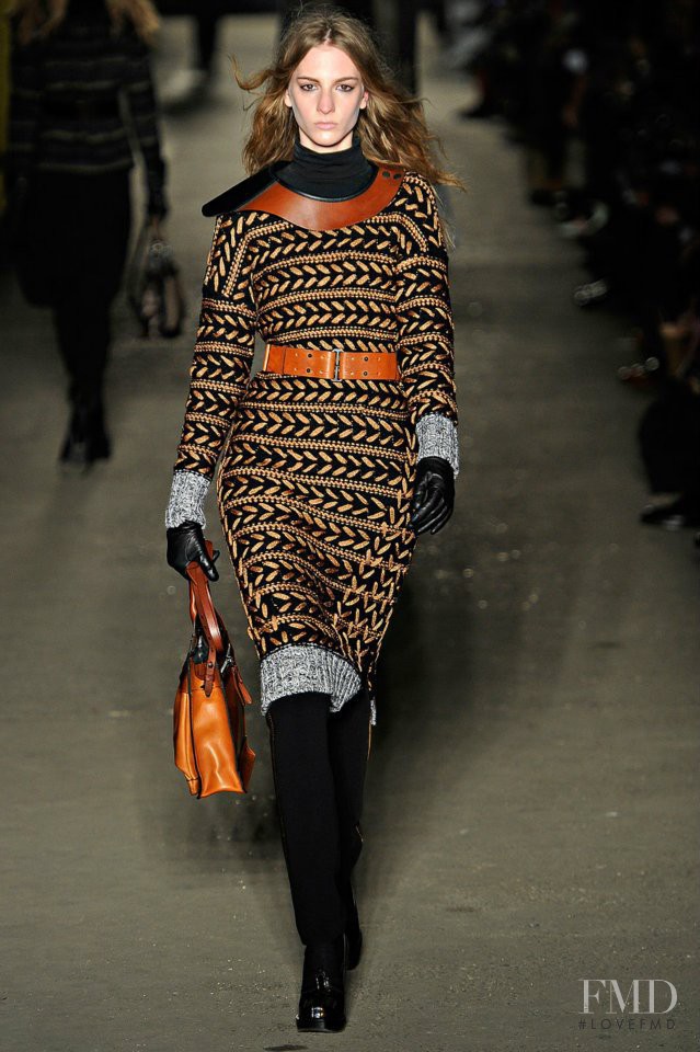 Rosanna Georgiou featured in  the rag & bone fashion show for Autumn/Winter 2012