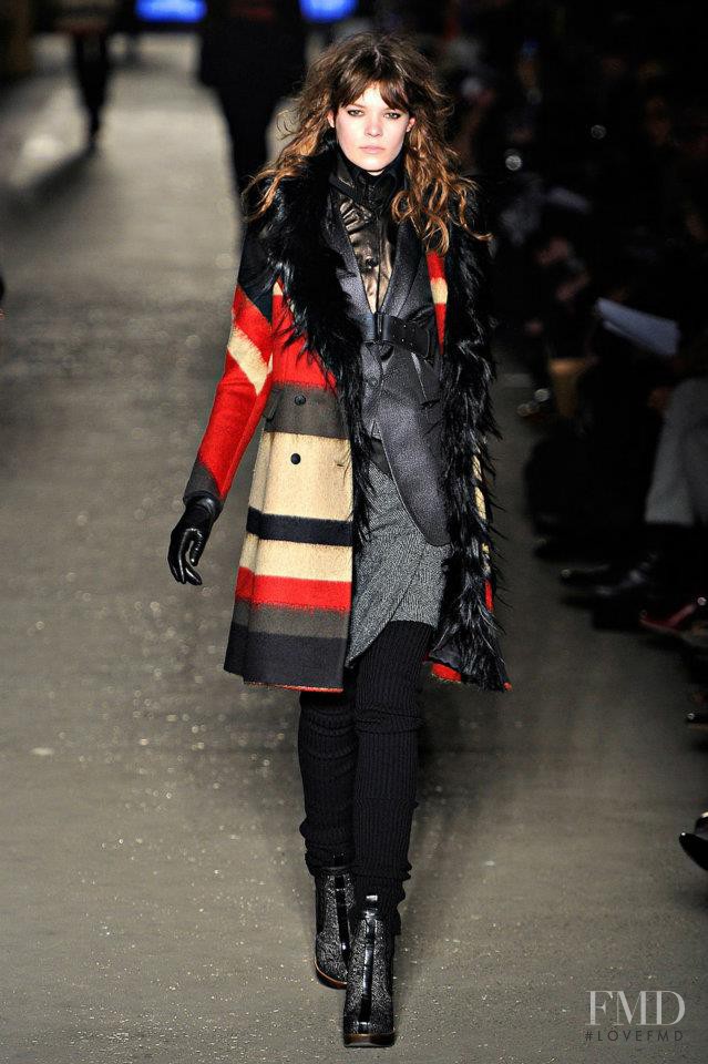 Zuzanna Stankiewicz featured in  the rag & bone fashion show for Autumn/Winter 2012