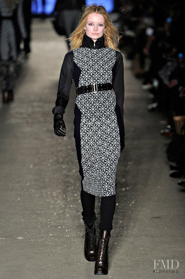 Maud Welzen featured in  the rag & bone fashion show for Autumn/Winter 2012