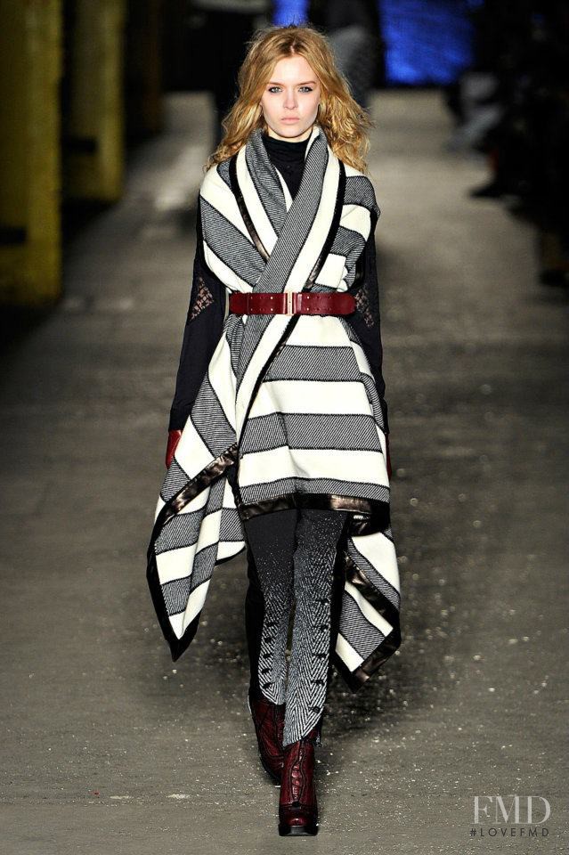 Josephine Skriver featured in  the rag & bone fashion show for Autumn/Winter 2012