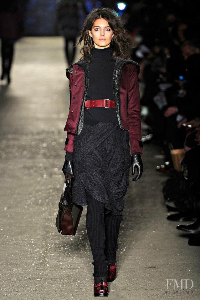 Katryn Kruger featured in  the rag & bone fashion show for Autumn/Winter 2012