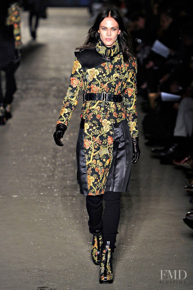 Aymeline Valade featured in  the rag & bone fashion show for Autumn/Winter 2012