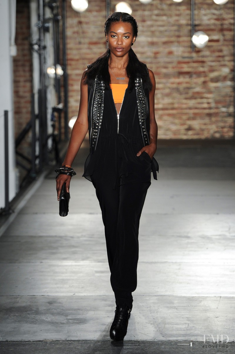 Sharam Diniz featured in  the Kenneth Cole fashion show for Spring/Summer 2014