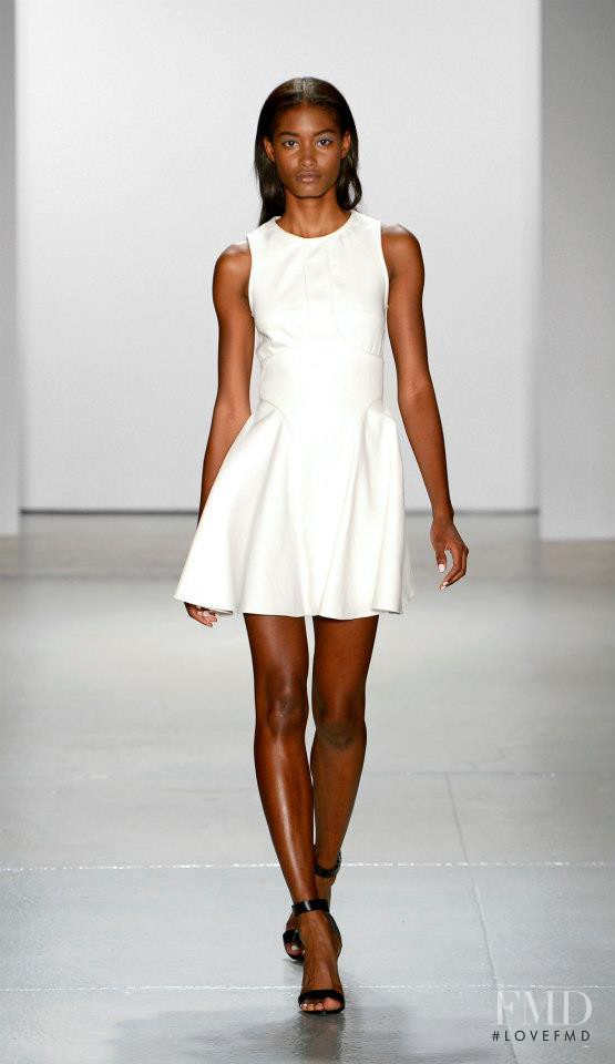 Melodie Monrose featured in  the Tibi fashion show for Spring/Summer 2013