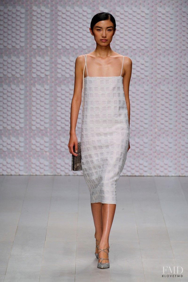 Meng Die Hou featured in  the DAKS fashion show for Spring/Summer 2013