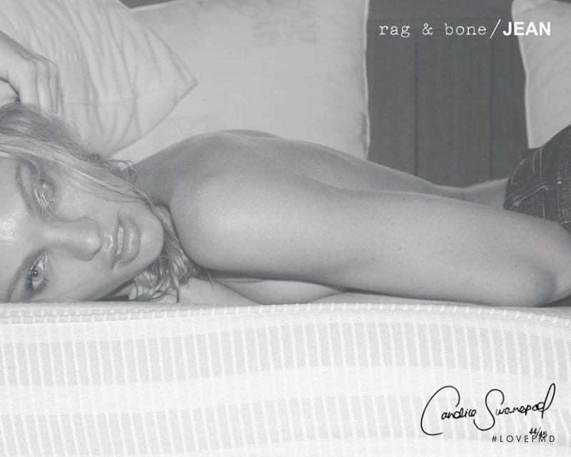 Candice Swanepoel featured in  the rag & bone DIY catalogue for Autumn/Winter 2011