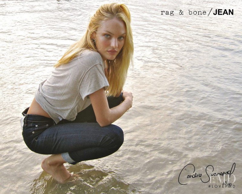 Candice Swanepoel featured in  the rag & bone DIY catalogue for Autumn/Winter 2011