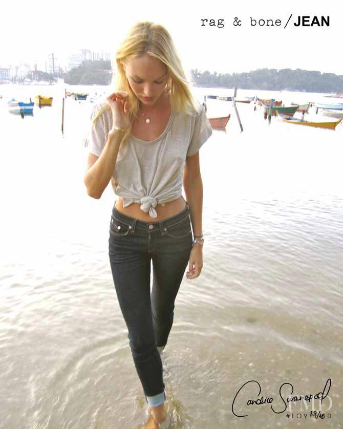 Candice Swanepoel featured in  the rag & bone DIY catalogue for Autumn/Winter 2011