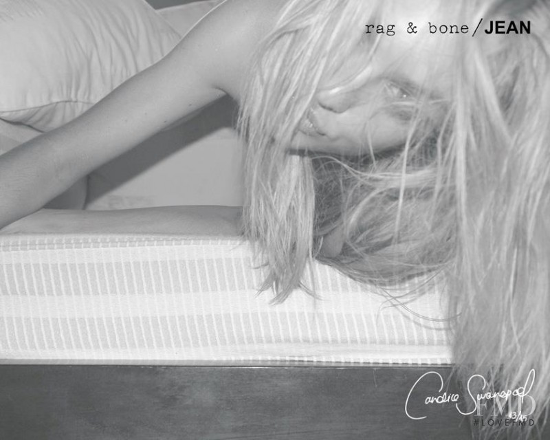 Candice Swanepoel featured in  the rag & bone DIY catalogue for Autumn/Winter 2011