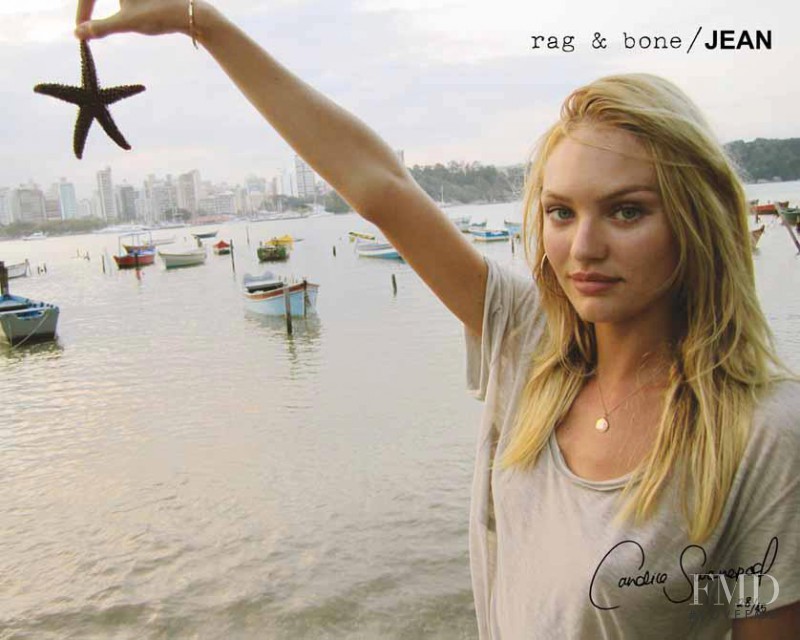 Candice Swanepoel featured in  the rag & bone DIY catalogue for Autumn/Winter 2011