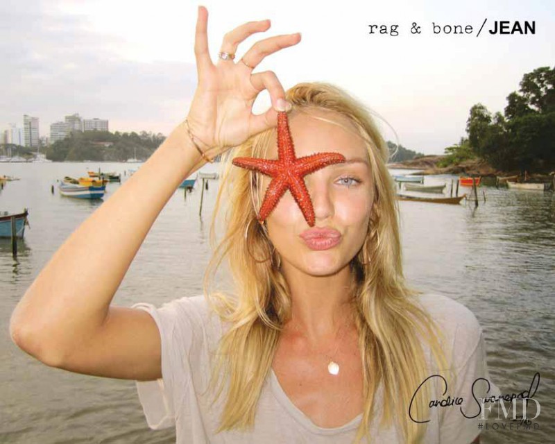 Candice Swanepoel featured in  the rag & bone DIY catalogue for Autumn/Winter 2011