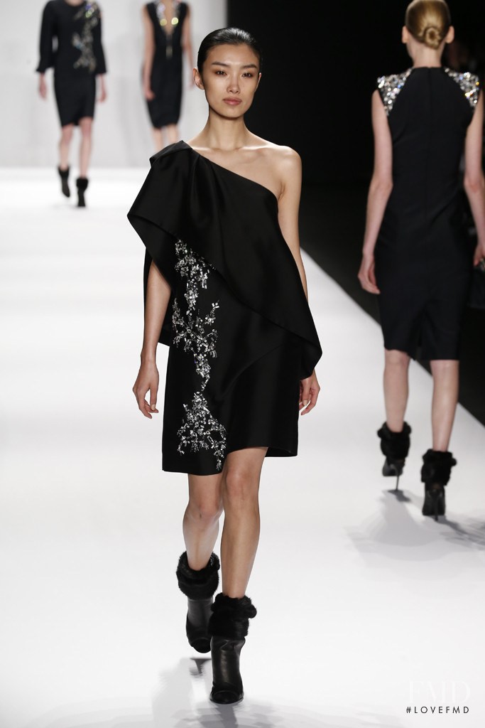 Meng Die Hou featured in  the Thomas Wylde fashion show for Autumn/Winter 2015