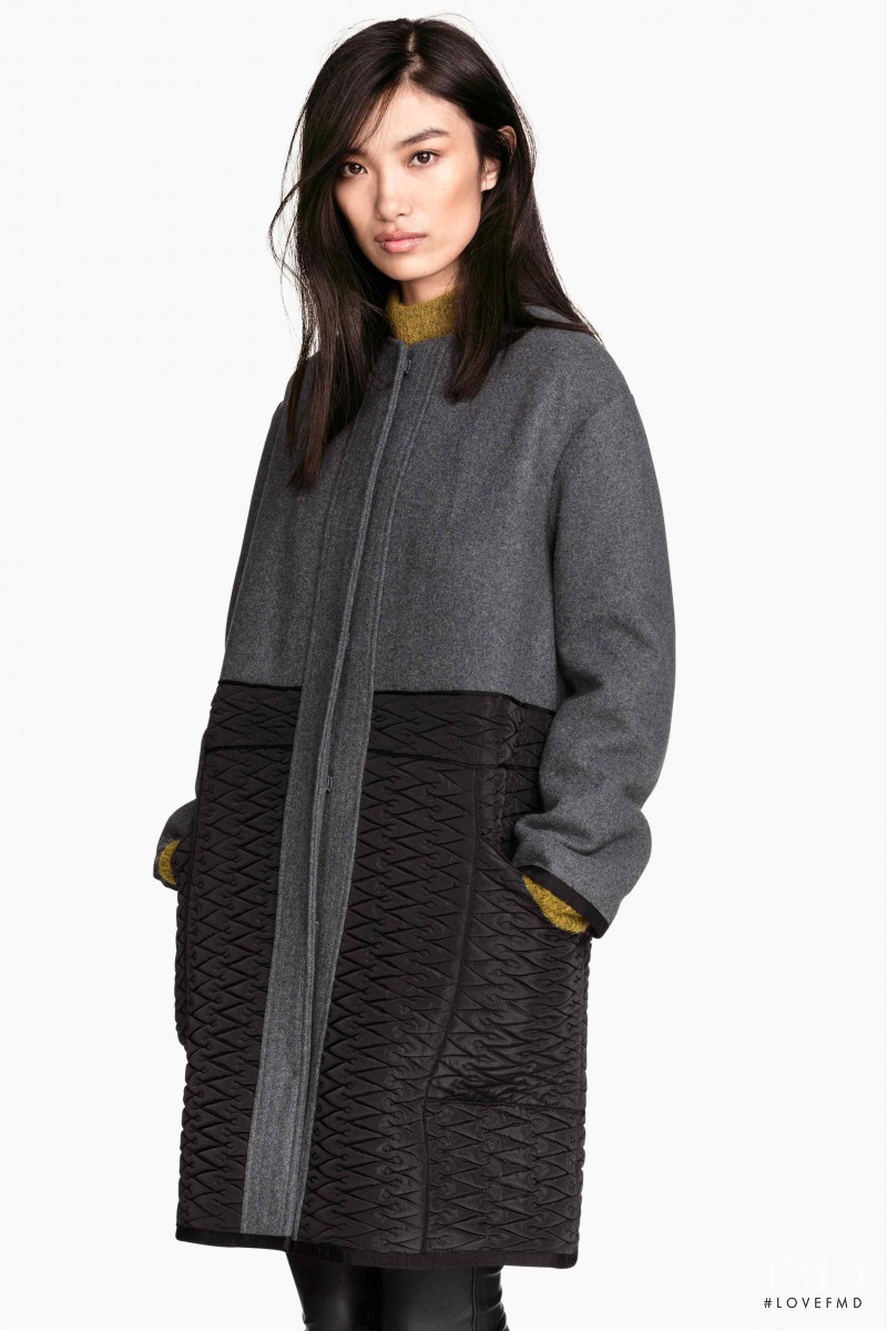 Meng Die Hou featured in  the H&M catalogue for Pre-Fall 2015