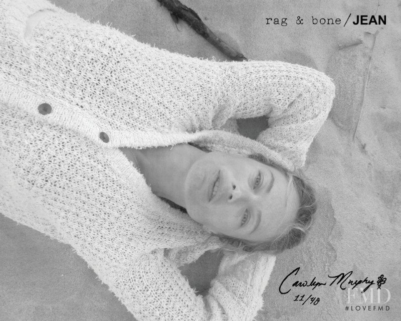 Carolyn Murphy featured in  the rag & bone DIY catalogue for Autumn/Winter 2011