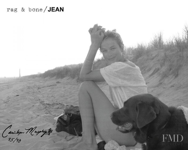 Carolyn Murphy featured in  the rag & bone DIY catalogue for Autumn/Winter 2011