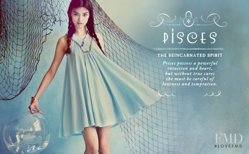 Meng Die Hou featured in  the Free People catalogue for Summer 2012