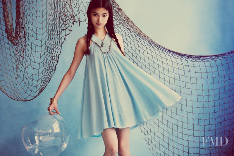 Meng Die Hou featured in  the Free People catalogue for Summer 2012