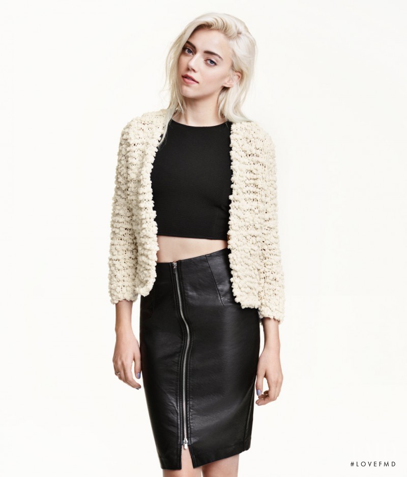 Pyper America Smith featured in  the H&M catalogue for Winter 2015