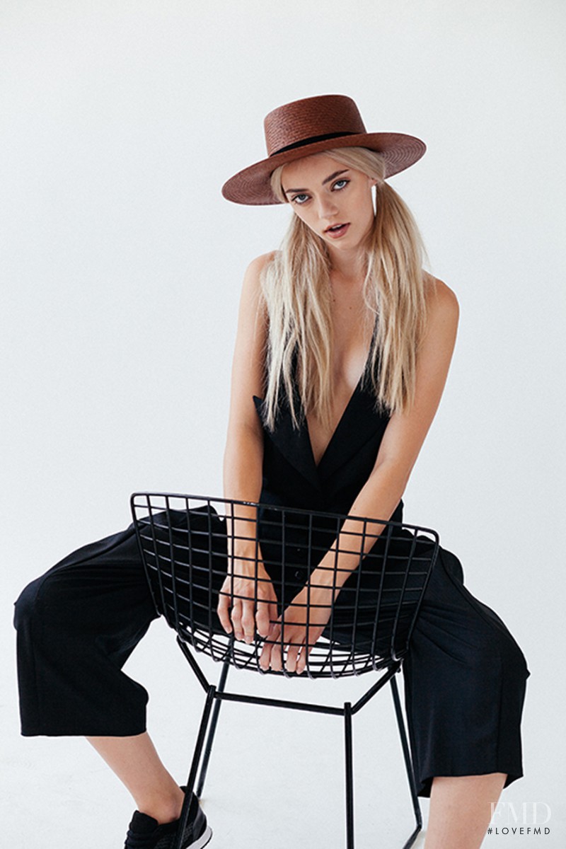 Pyper America Smith featured in  the Janessa Leone lookbook for Spring/Summer 2015