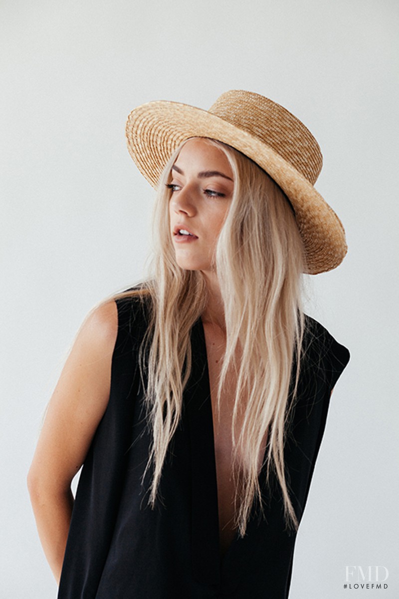 Pyper America Smith featured in  the Janessa Leone lookbook for Spring/Summer 2015