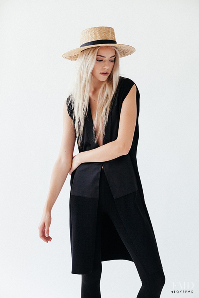 Pyper America Smith featured in  the Janessa Leone lookbook for Spring/Summer 2015
