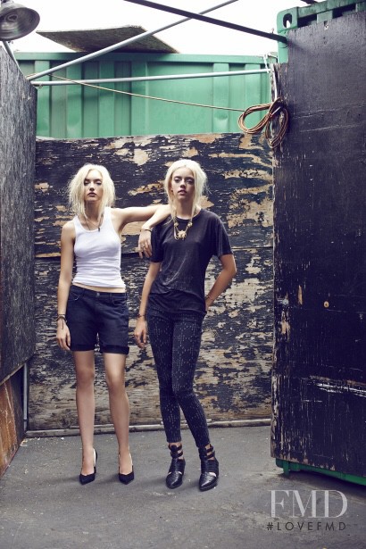 Pyper America Smith featured in  the Siwy Denim lookbook for Spring/Summer 2015