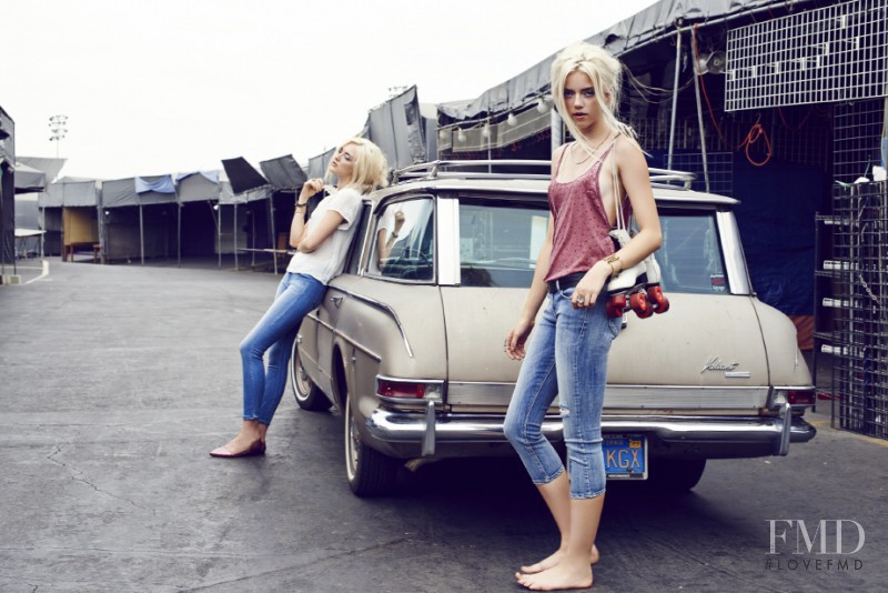 Pyper America Smith featured in  the Siwy Denim lookbook for Spring/Summer 2015