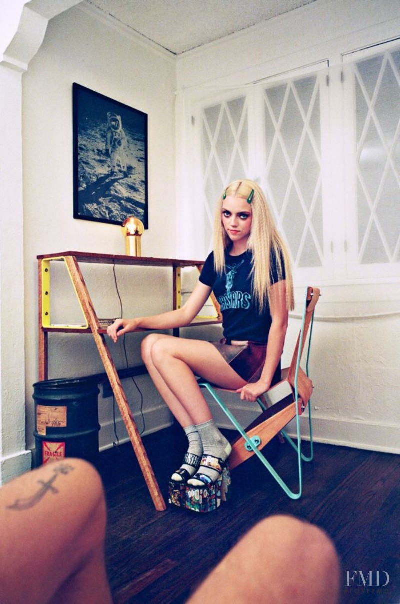 Pyper America Smith featured in  the Stance catalogue for Spring/Summer 2015