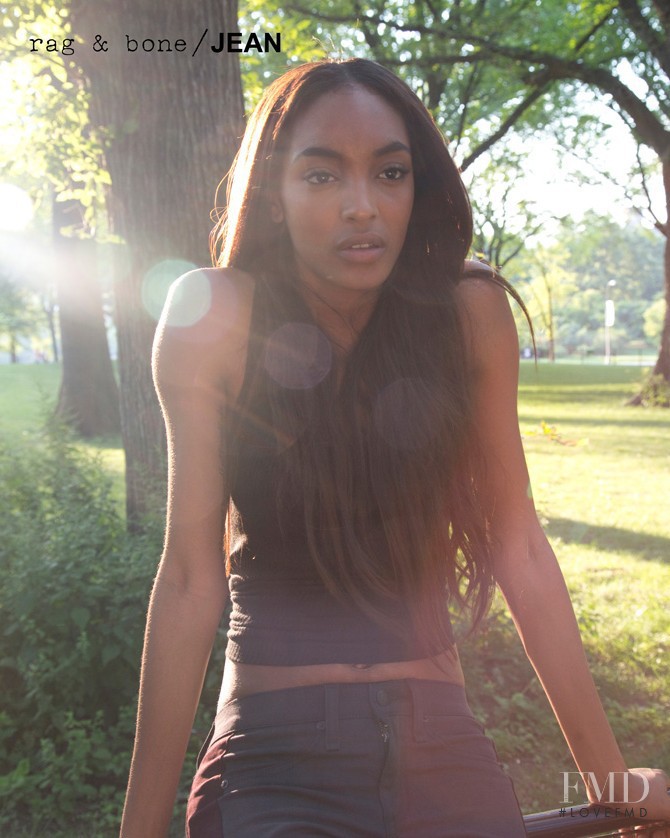 Jourdan Dunn featured in  the rag & bone DIY catalogue for Autumn/Winter 2011