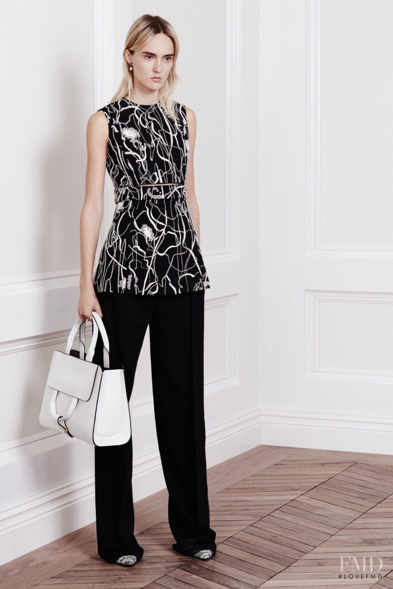 Harleth Kuusik featured in  the Jason Wu lookbook for Resort 2016