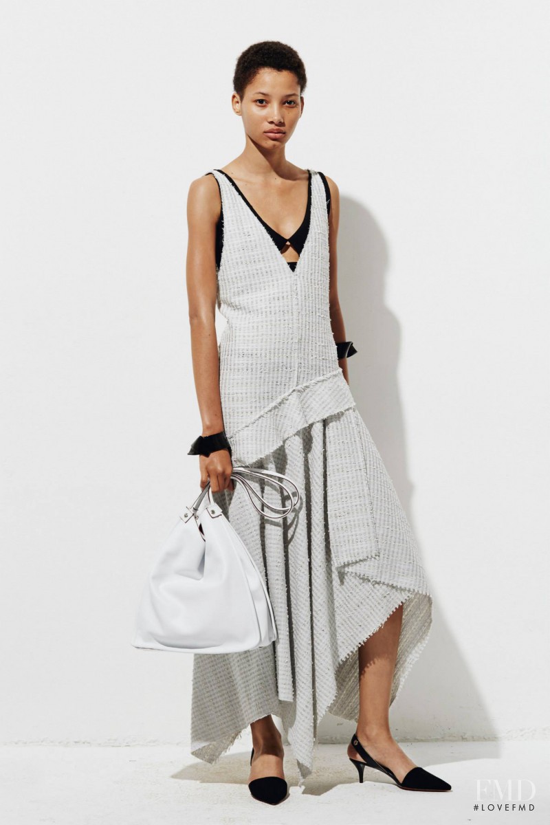 Lineisy Montero featured in  the Proenza Schouler lookbook for Resort 2016