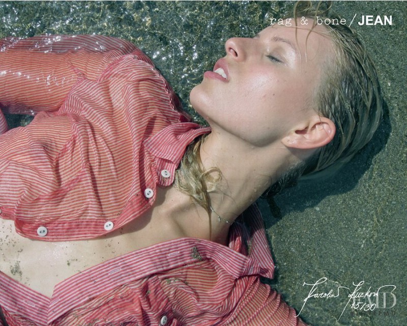 Karolina Kurkova featured in  the rag & bone DIY catalogue for Autumn/Winter 2011
