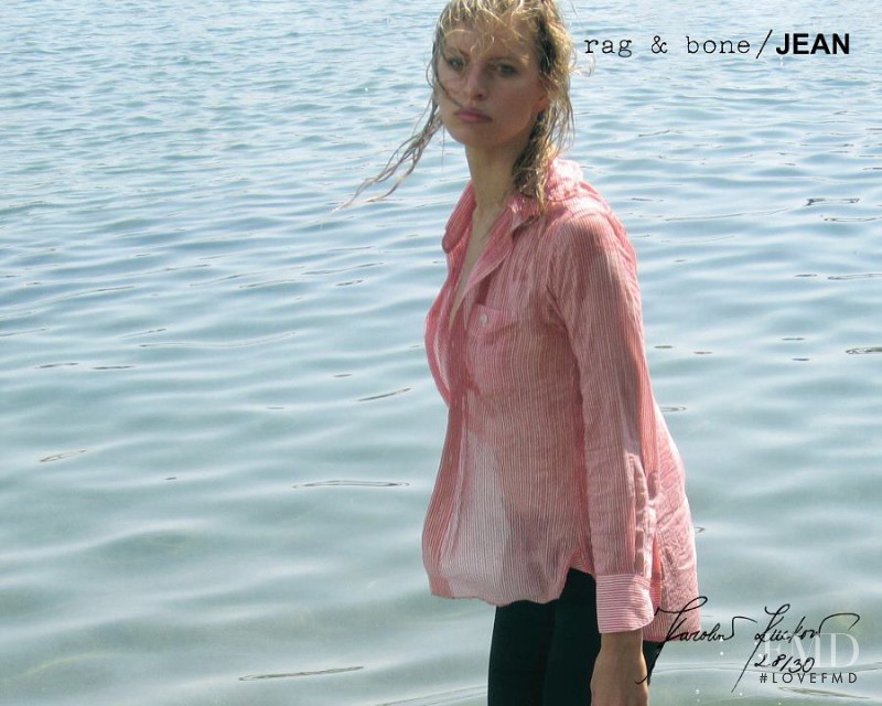 Karolina Kurkova featured in  the rag & bone DIY catalogue for Autumn/Winter 2011