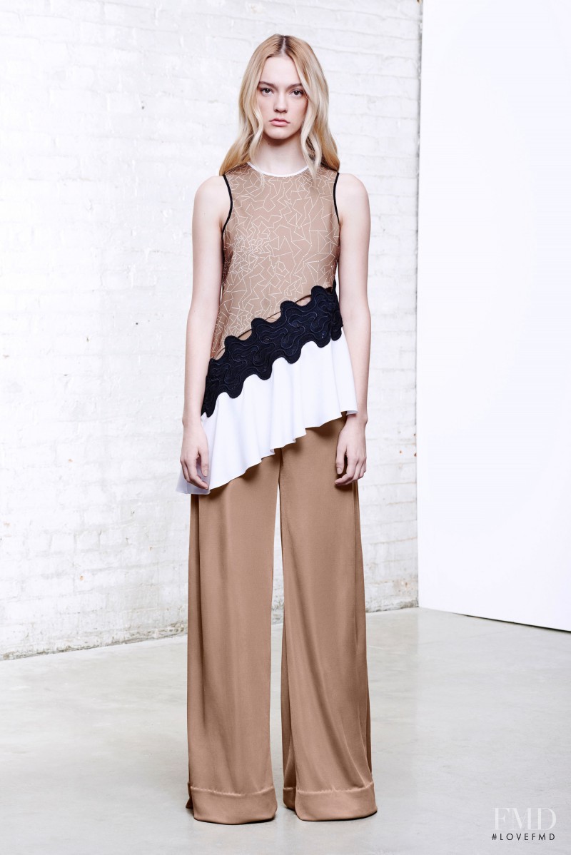 Steph Smith featured in  the Jonathan Simkhai fashion show for Pre-Fall 2016