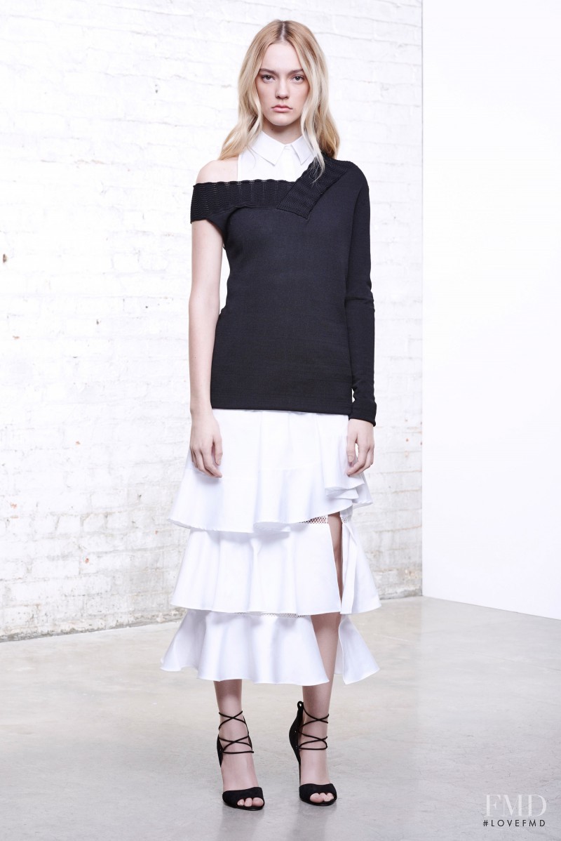 Steph Smith featured in  the Jonathan Simkhai fashion show for Pre-Fall 2016