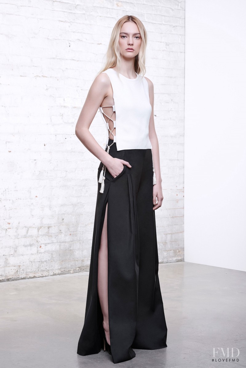 Steph Smith featured in  the Jonathan Simkhai fashion show for Pre-Fall 2016