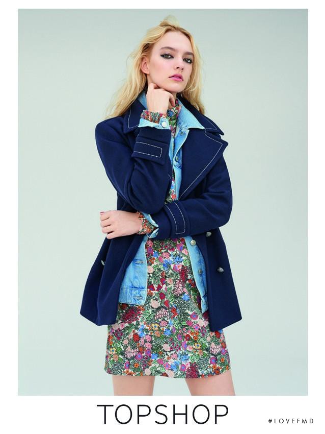 Steph Smith featured in  the Topshop advertisement for Autumn/Winter 2015