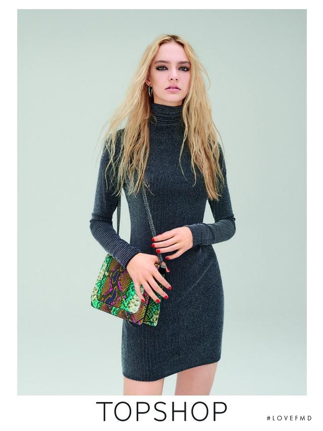 Steph Smith featured in  the Topshop advertisement for Autumn/Winter 2015