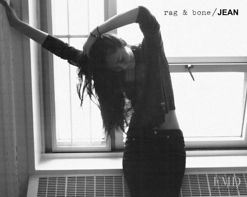 Liu Wen featured in  the rag & bone DIY catalogue for Autumn/Winter 2011