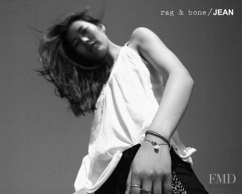 Liu Wen featured in  the rag & bone DIY catalogue for Autumn/Winter 2011