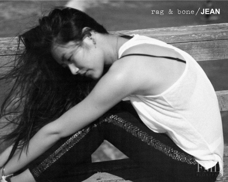 Liu Wen featured in  the rag & bone DIY catalogue for Autumn/Winter 2011