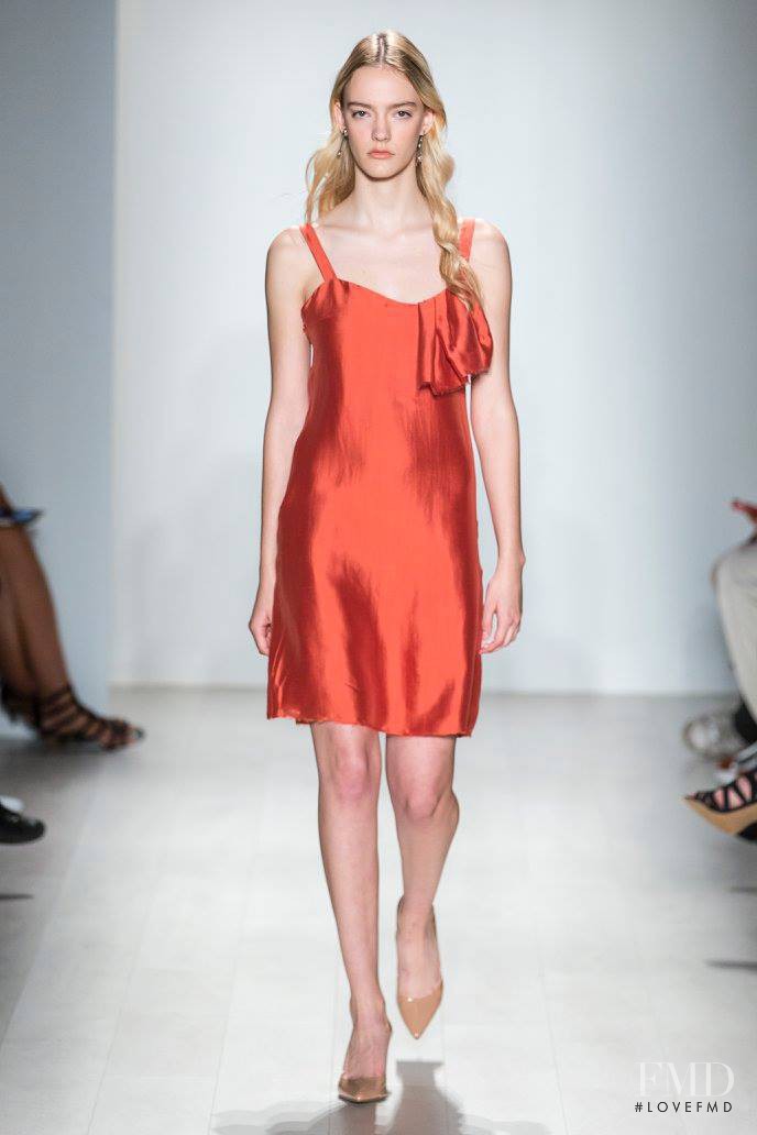 Steph Smith featured in  the Malorie Urbanovitch fashion show for Spring/Summer 2016