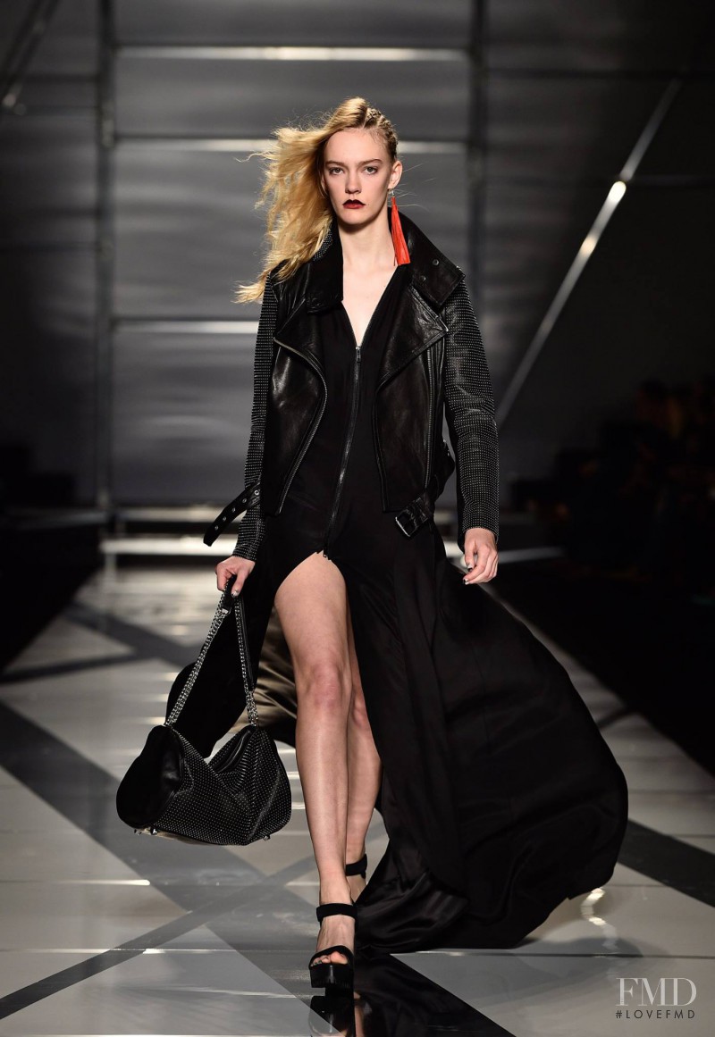 Steph Smith featured in  the Mackage fashion show for Spring/Summer 2016