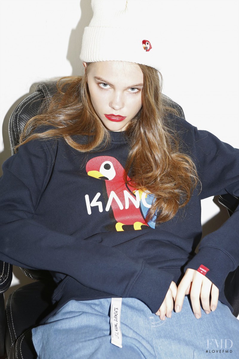 Barbora Dlasková featured in  the Layer Liful Capsule Collection  "KANCO" lookbook for Autumn/Winter 2015