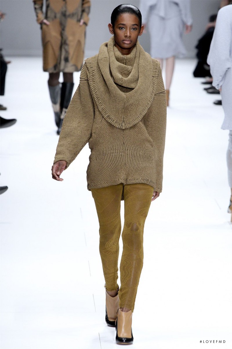 Eunices Pineda Rodriguez featured in  the Issey Miyake fashion show for Autumn/Winter 2012