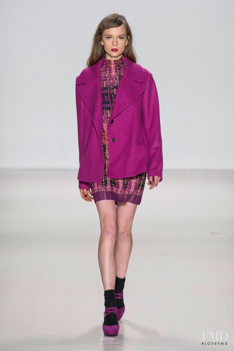 Alisha Judge featured in  the Nanette Lepore fashion show for Autumn/Winter 2014